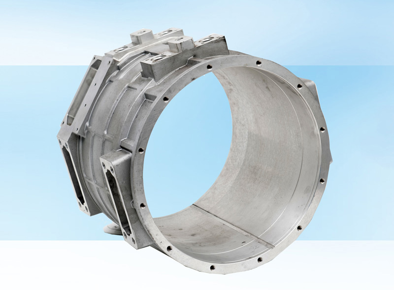 New energy BUS water-cooled motor shell