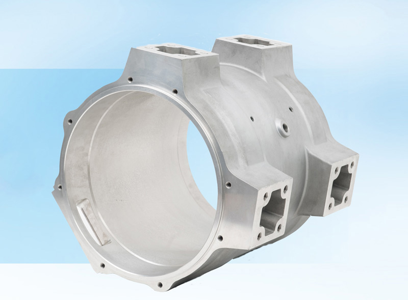 New energy BUS water-cooled motor housin